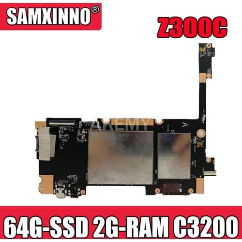 New! Maximum configuration original For Asus ZenPad 10 Z300C Tablets motherboard mainboard logic board W/ 64G-SSD 2G-RAM C3200