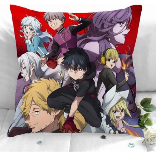 New Custom Kemono Jihen Pillowcases Printed Square Pillowcase Home Decorative Zipper Pillow Cover 35X35cm40X40cm(One Side)