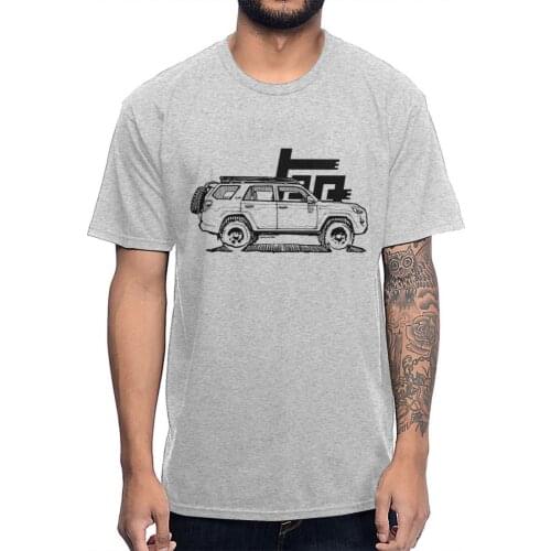 2019 New Arrival 5th Gen 4Runner TRD Wagon Car For Travel Land Cruiser T Shirt Hip Hop Crewneck Plus Size Homme Tee Shirt