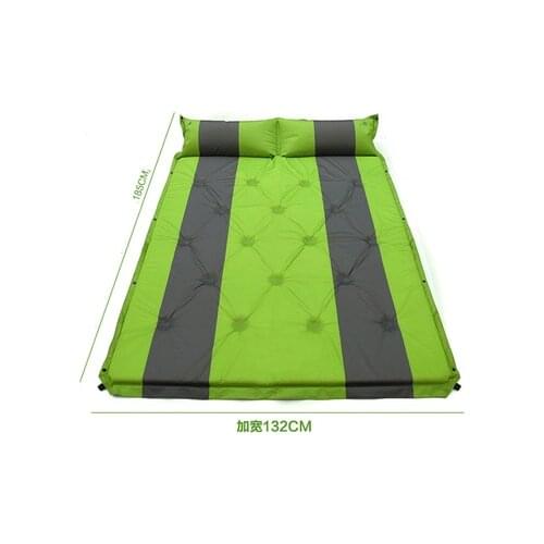 New arrive high quality 2 person widen moistureproof comfortable camping outdoor mat with pillows can be spliced