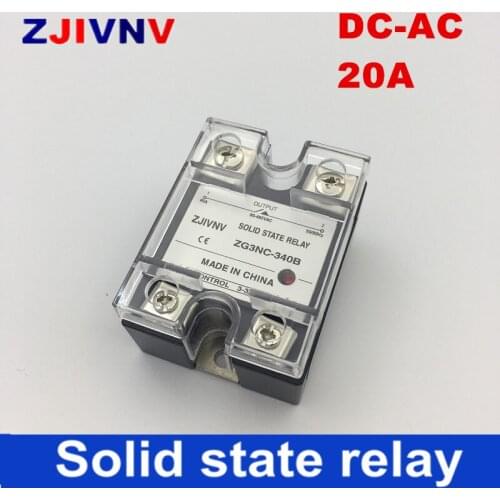 Single phase DC-AC Solid state relay , ssr load current 20a, relay,ssr basic type, item:ZG3NC-320B