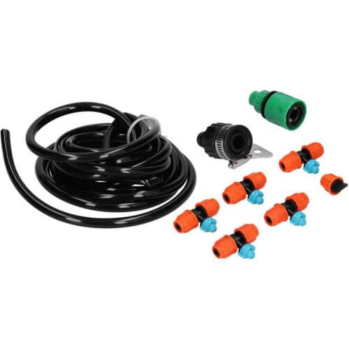 Plastic sprinkler 5m Garden Irrigation Kit 9/12 Hose Spray Nozzle Automatic Watering System for Greenhouse helium cylinder