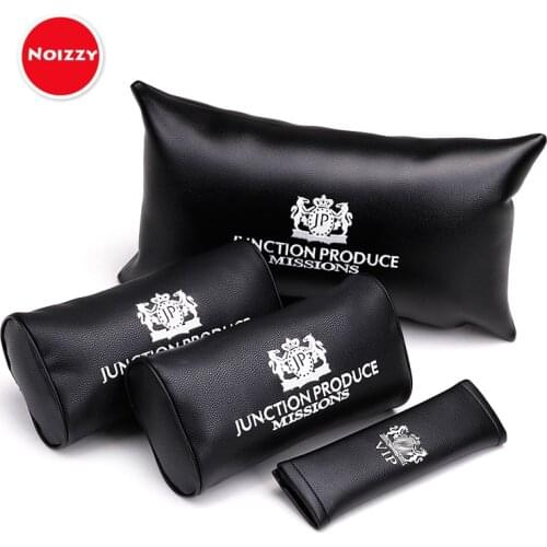 Noizzy Junction Produce Pillow VIP Accessories Car Neck Cushion Auto Seat Belt Shoulder Pad Sweatproof Headrest Comfort Styling