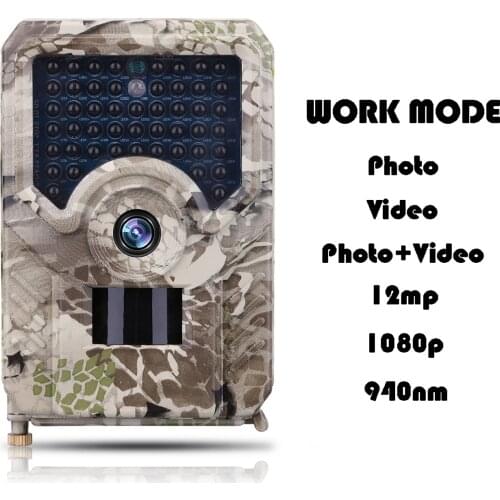 PR-200 1080P HD Waterproof Hunting Camera Trail Camera Motion Detection Infrared Camera Wildlife Surveil lance Camera Photo Trap