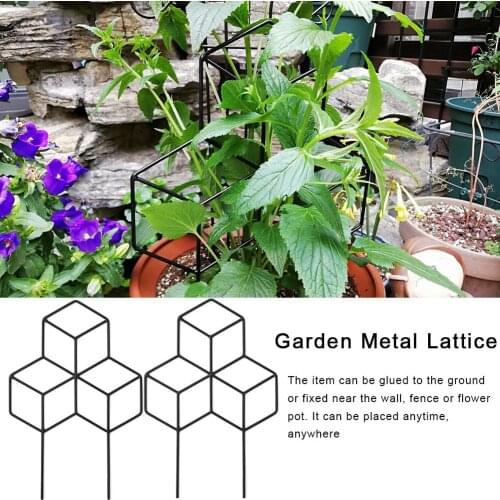 Durable DIY Potted Climbing Plant Support Cage Garden Metal Trellis Flowers Tomato Stand Gardening Tool Tomato Cage