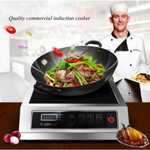 3500W Commercial Induction Cooker High Power Induction Cooker Industrial Induction Cooker Hotel Stove Furnace LC-3500