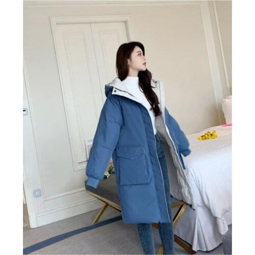 Cotton padded jacket 2020 new womens Korean loose down cotton padded jacket winter coat short bread clothing pie overcome