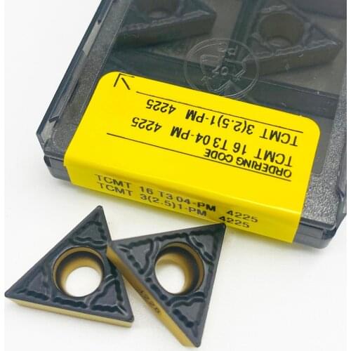 TCMT16T308 TCMT16T304 PM4225 External Turning Tools Carbide insert High quality Lathe cutter Tool TCMT 16T304 PM Turning insert