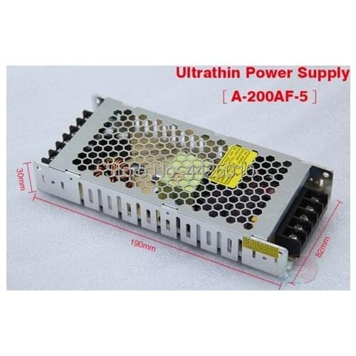 LED Switching Power Supply LED display screen CL A-200AP-5 100V~240V AC 200W 5V DC 40A Ultrathin Regulated