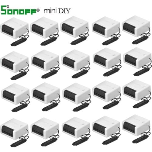 Itead Sonoff MINI DIY Smart Switch Small Body Remote Control Wifi Switch Support An External Switch Work With Alexa Google Home