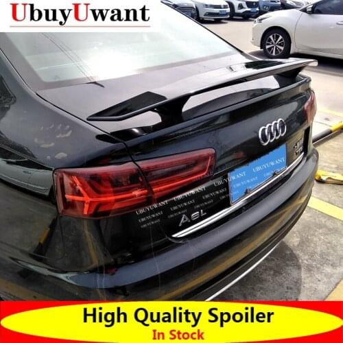 General Purpose Car Styling ABS Material And Surface Carbon Fiber Rear Spoiler For AUDI C7 A6 2012-2018 Universal Car Spoiler