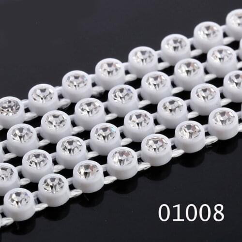 Taidian Native Beadwork SS6 Crystal Rhinestone Banding Trim 10 yards each card more than 25 colors