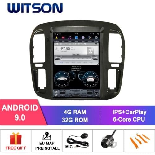 WITSON Android 9.0 For TOYOTA LAND CRUISER 1999-2002 4GB 32GB GPS NAVIGATION AUTO STEREO +DVR/WIFI+DAB+OBD+TPMS