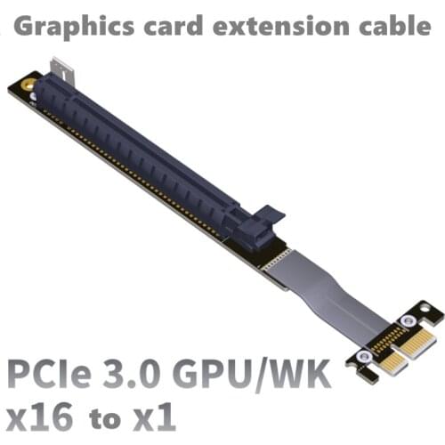 2018 new graphics card extension cable PCIe 3.0 x16 to x1 A card N card full speed compatible non-USB