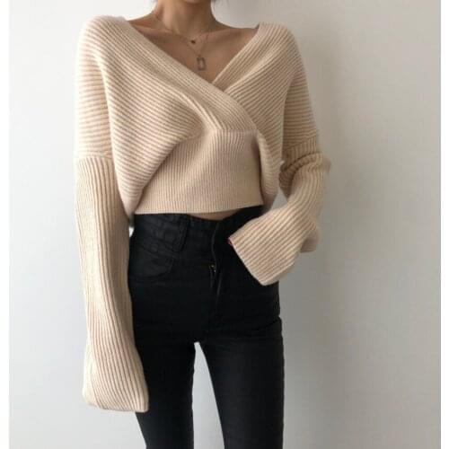 2021 Women Clothing Sweater Women Winter Pullover Knitting Overszie Tops Loose Sweaters Knitted Outerwear Female Dropshipping