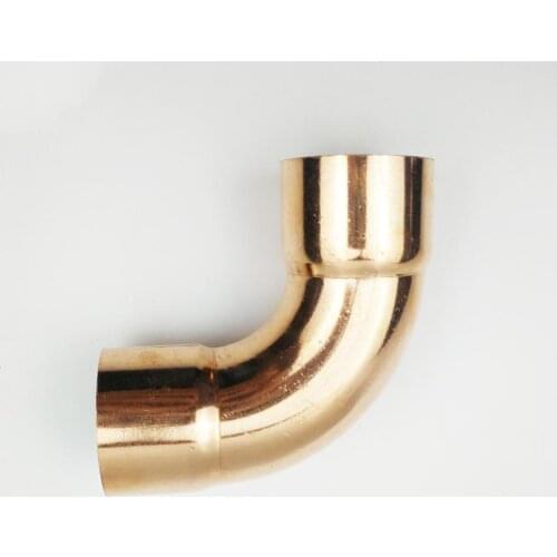 28.6mm Inner Dia Copper 90 Elbow Long Radius Scoket Weld End Feed Coupler Plumbing Fitting Water Gas Oil
