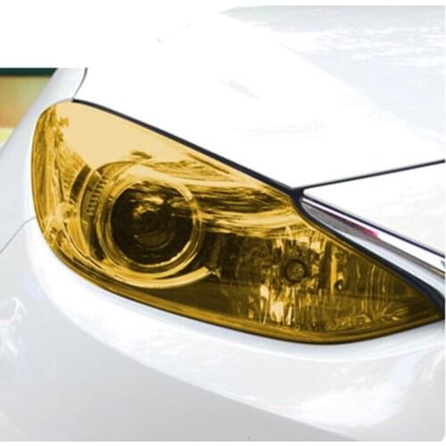 30cm x 100cm car car with headlights taillights fog film sticker for Mitsubishi Subaru Suzuki SX4 SWIFT Alto Liane Grand Vitara