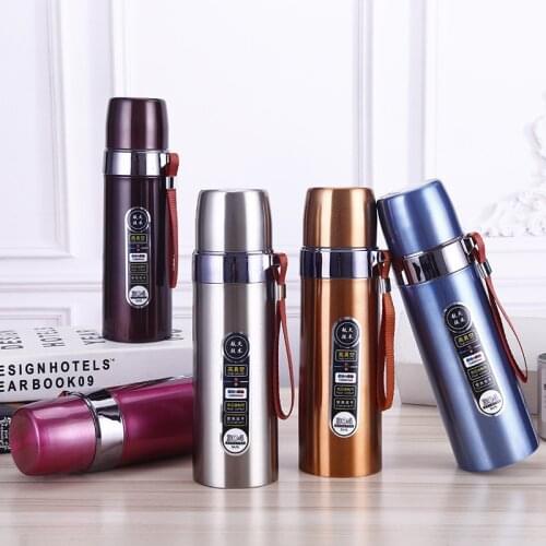 304 Iron Armor Bullet Thermos Mug Outdoor Vacuum Stainless Steel Portable Insulation Cup Gift Advertising Cup Customization