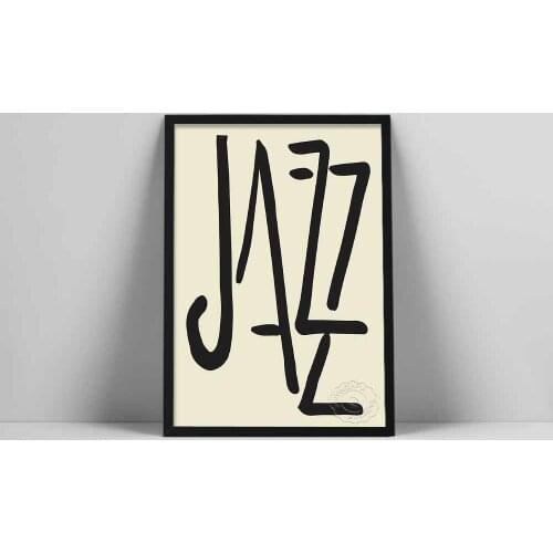 Abstract Curve Geometry Jazz Poster Matisse Canvas Painting Minimalist Posters and Prints Wall Art for Living Room Home Decor