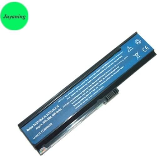 Juyaning New Laptop battery For Acer LIP6220QUPC SY6 3UR18650Y-2-QC261 3UR18650F-3-QC262 SQU-525 CGR-B/6H5 Aspire 3030 gift