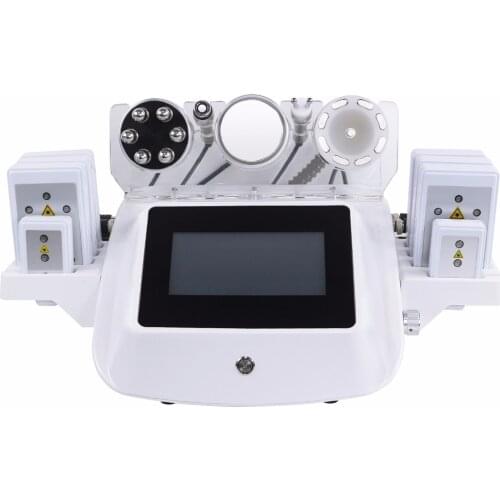 2021 New Arrival 6 In 1 40K Ultrasonic Cavitation Vacuum Radio Frequency Laser 8 Pads Lipo Laser Slimming Machine for Home Use
