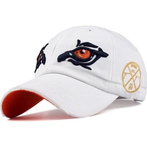 100% Washed Cotton Baseball Caps Men Snapback Dad Hat for Women Cap Embroidery Eye Caps Planas Snapback Hat