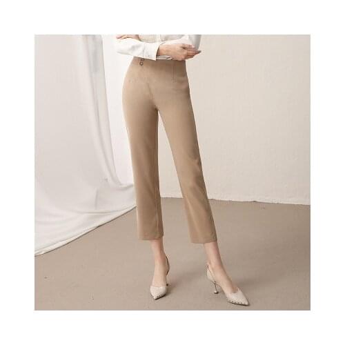Women Trousers Spring 2021 Black Sexy High Waisted Pants Street Casual Fashion Sexy Slim Formfitting Women Trousers