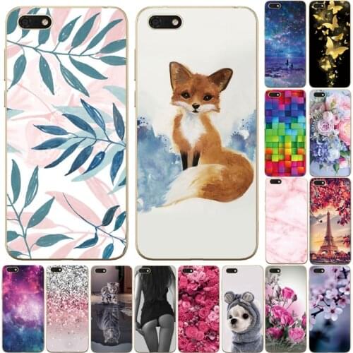 DUA-L22 Honor 7A For Huawei Honor 7A Case 5.45'' Silicone Soft TPU Back Cover Russian Case For Huawei Honor 7A Cover a7 7 a