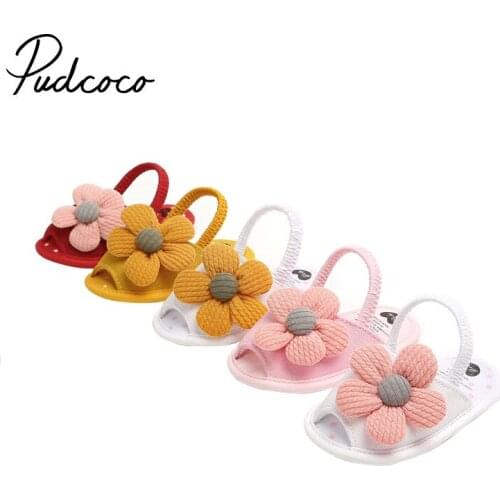 Baby Summer Sandals Toddler Infant Kids Girl Cute Sunflower Princess Shoes Soft Lightweight Sandals Crib Shoes Sneakers