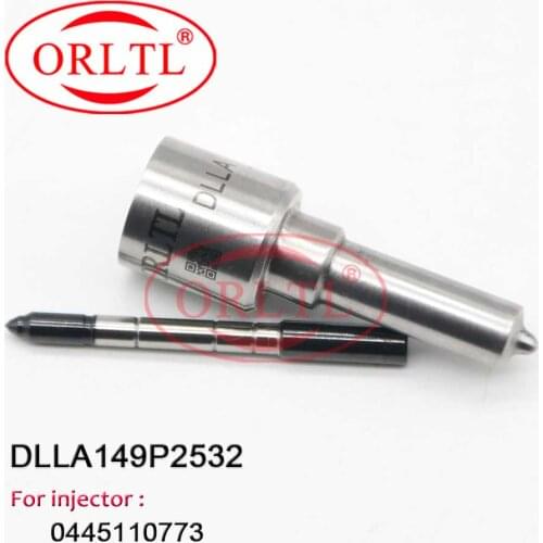 DLLA149P2532 Common Rail Injector Nozzle DLLA 149 P 2532 Black Needle Sprayer 0 433 172 532 For 0445110772 0445110773