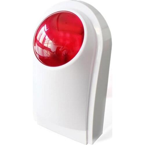 Two-way wireless sound and flash light Strobe Siren For Burglar Alarm System