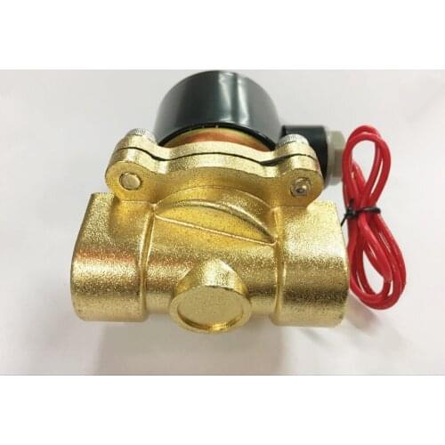 2017 New 3/4" 110V Electric Solenoid Valve Pneumatic Valve for Water Oil Air Gas x1 1Pneumatics Alloy Body