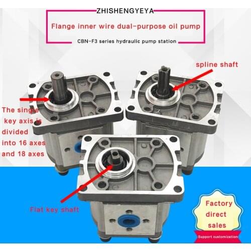 Hydraulic gear pump CBN-F3 series 304/306/310/314/316/320/325 custom-made flange and internal thread hydraulic pump