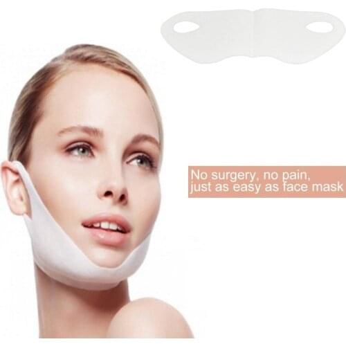 Face Slimming Ear Hanging Hydrogel Neck Slim Beauty Skin Care V Shape Face Mask Chin Cheek Lift Thin Face-Lifting Mask