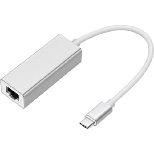 28EA Audio Typec Male To Rj45 Adapter Cable USB C to Ethernet Adapter