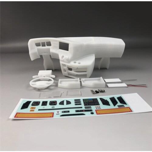 Console Cab Cabin Left Right for 1/14 Tamiya Beenz Actros 3363 56348 1851 RC Truck Plastic Internal Center Accessories