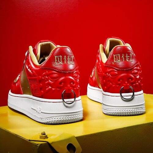 AF1 Skateboard shoes trending breathable men shoes comfortable lace-up casual shoes sneakers man Zapatos Hombre Plus Size 39-46