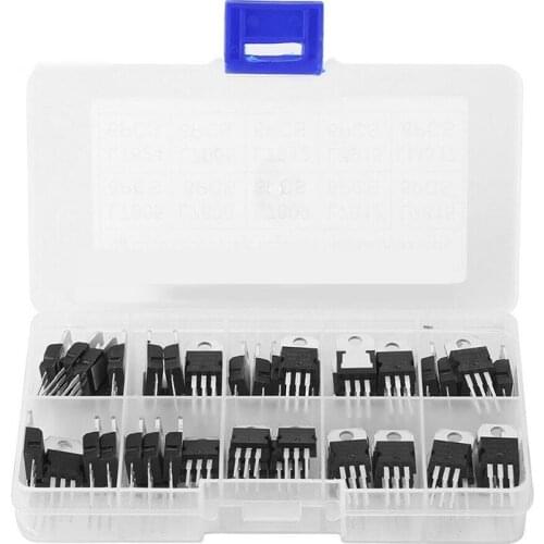 Transistor Assortment Assorted Kit Each BC327 BC337 BC517 BC547 BC548 BC549 2N2222 3906 3904 5401 5551 C945 1015