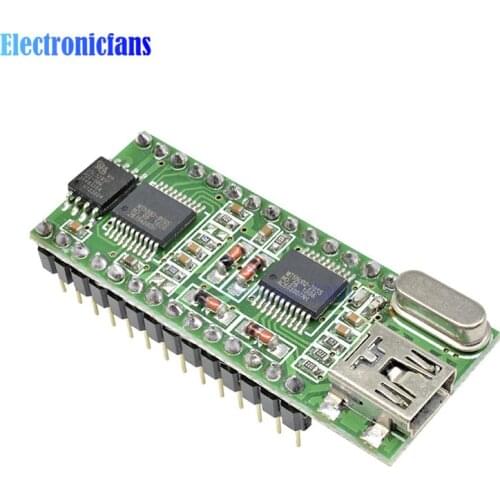 Voice Control Board WT588D-U WT588D-U-32M 5V Mini USB Interface Sound Controller Module 32M DC 2.8V 5.5V DAC PWM WAV Output