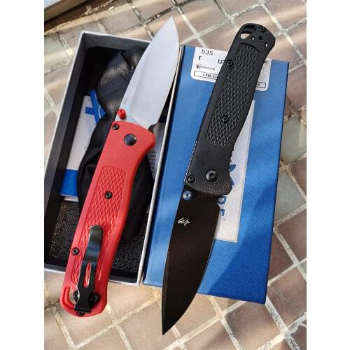 Dropship 535 / 535BK-2001 Nylon Fiber Handle Mark S30v Blade Folding Pocket Survival EDC Tool kitchen Camping hunt outdoor knife