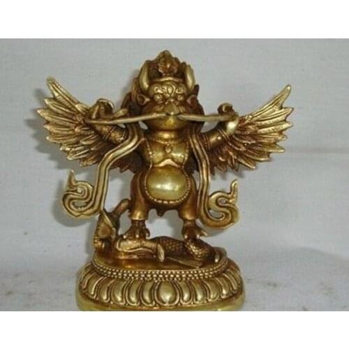 Collecting OLD copper decoration bronze factory outlets Details about Tibetan Buddhist bronze GARUDA statue bouddha statue