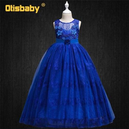 2018 Sweetheart Flower Girls Dresses for Wedding Teenager Girls Pink Tulle Exquisite Lace Dress Formal Birthday Party Ball Gowns