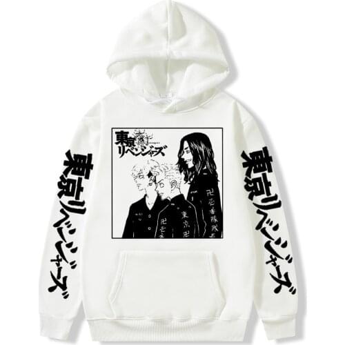 Manga Anime Tokyo Revengers Hoodies Hanagaki Takemichi Ken Ryuguji Sweatshirts Streetwear for Women/men Dropship Harajuku