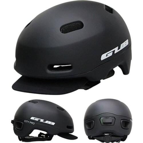 GUB Ultralight Cycling City Bike Urban Folding Bicycle Helmet BMX Fixed Safe Cap Men Women Integrally-molded Helmet 54-58cm
