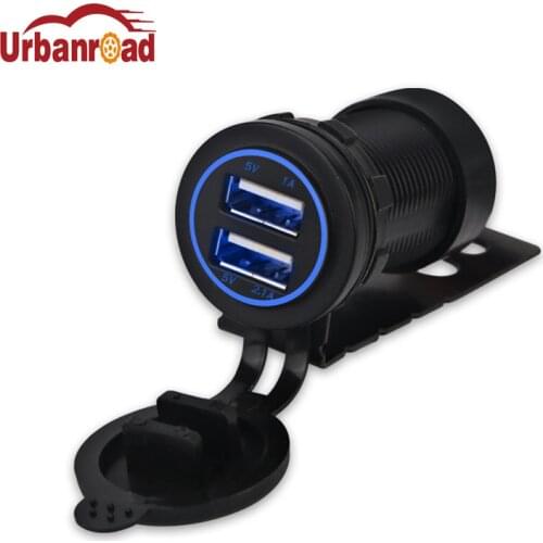 Universal Waterproof Boat Car Dual USB Socket Charger Power Adapter Outlet Power Cigarette 12v 3.1a Car USB Port Charger