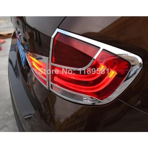 For BMW X1 2010 2011 2012 2013 2014 2015 ABS Chrome Tail light Cover Trim new