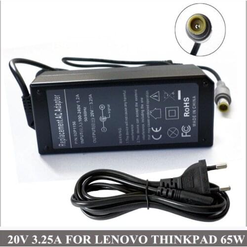 20V 3.25A 65W Notebook Charger AC Adapter For Caderno Lenovo IBM ThinkPad Z60 X60 X61 X60s X61s X60t X61t SL500 X301i L512