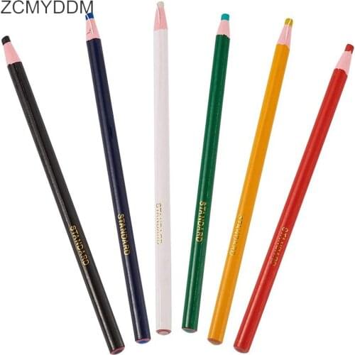 ZCMYDDM 1/6PCS Cut-free Sewing Tailors Chalk Pencils Chalk Fabric Marker Pen for Patchwork Garment Accessory DIY Sewing Tools