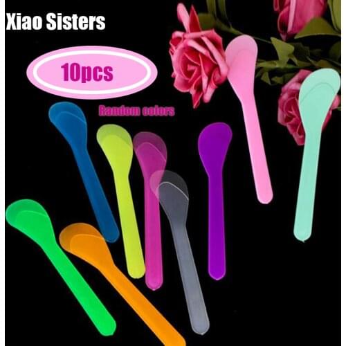 10PCS Hair Dyeing Mask Stirring Stick Body Hair Removal Sticks Wax Waxing Sticks Hair Epilation Tools Salon Supplies