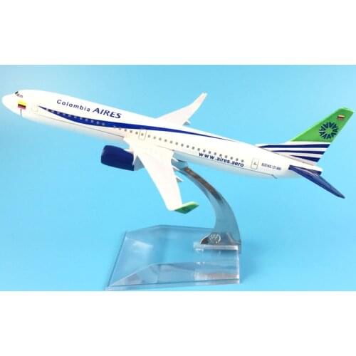 16CM COLOMBIA AIRES B737-800 AIRLINES METAL ALLOY MODEL PLANE AIRCRAFT MODEL TOYS FOR CHILDREN BIRTHDAY GIFT